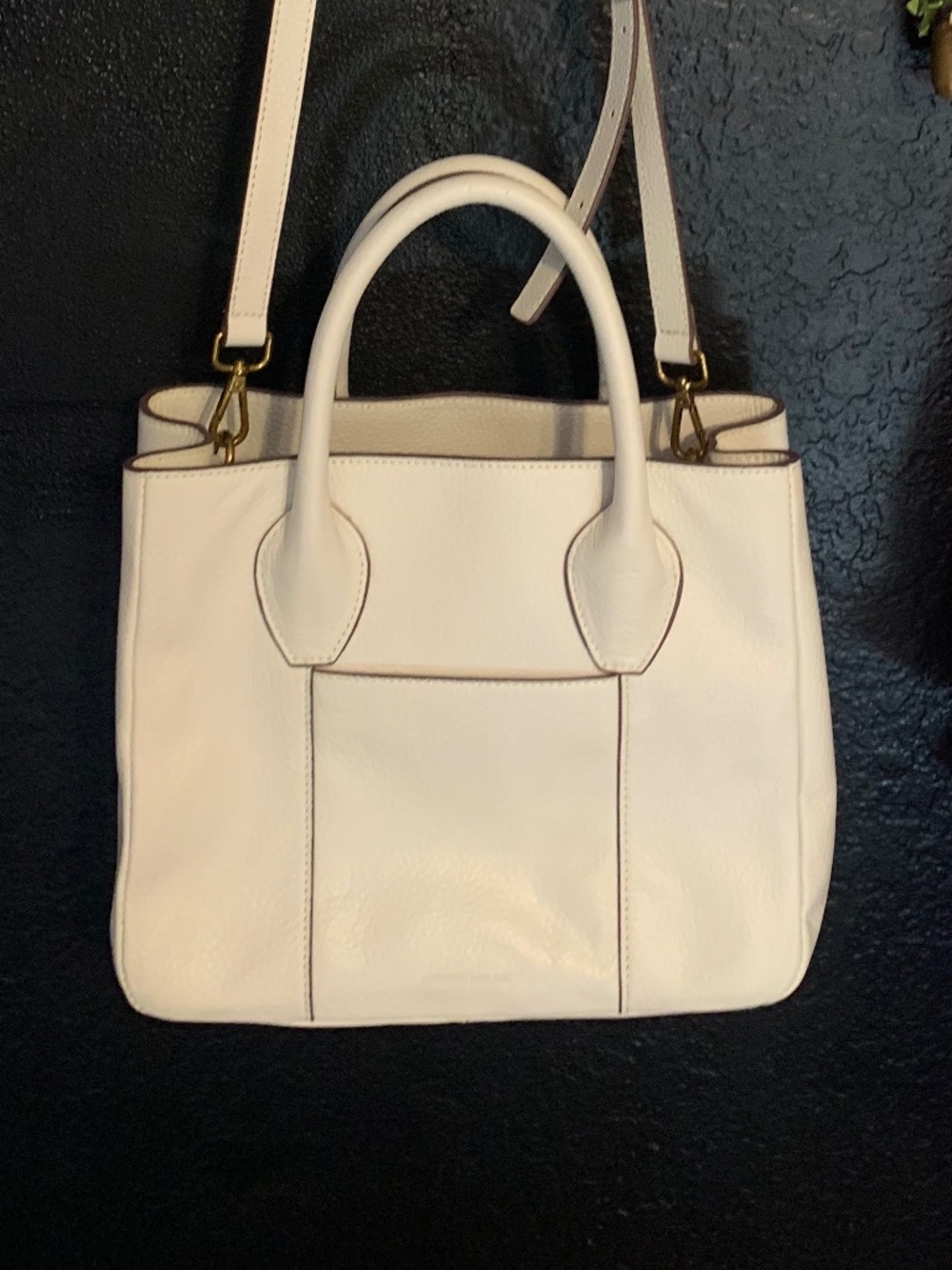 Antonio Melani pebbled leather handbag